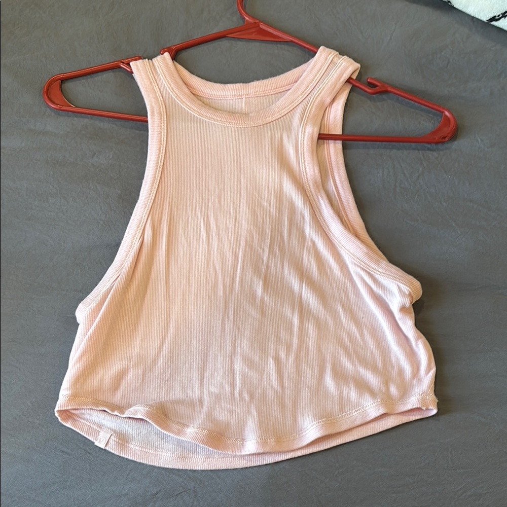 Women's Pink Sleeveless Top